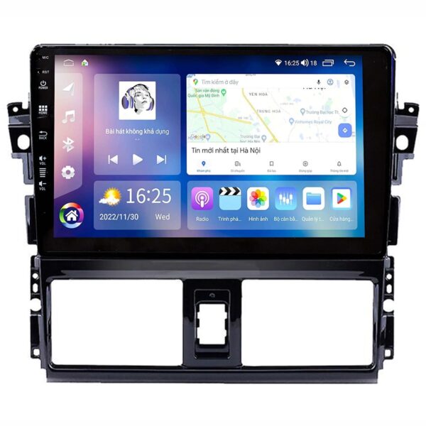 Mặt dưỡng màn hình Toyota Vios 2014 - 2017 20 Mặt dưỡng màn hình Toyota Vios 2014 - 2017