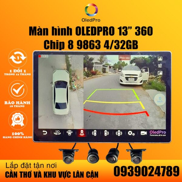 Màn hình android OLEDPRO P450 tặng VIETMAP S2 26 Màn hình Android Oledpro
