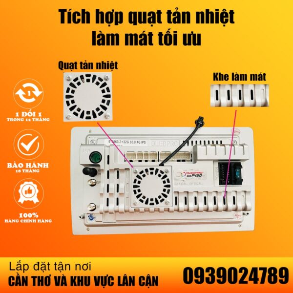 Màn hình android OLEDPRO P450 tặng VIETMAP S2 20 Màn hình Android Oledpro