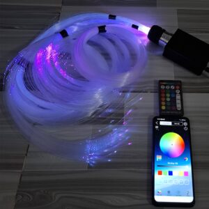 Bộ LED trần sao 18W đổi màu RGBW lấp lánh trang trí cho ô tô, trần nhà