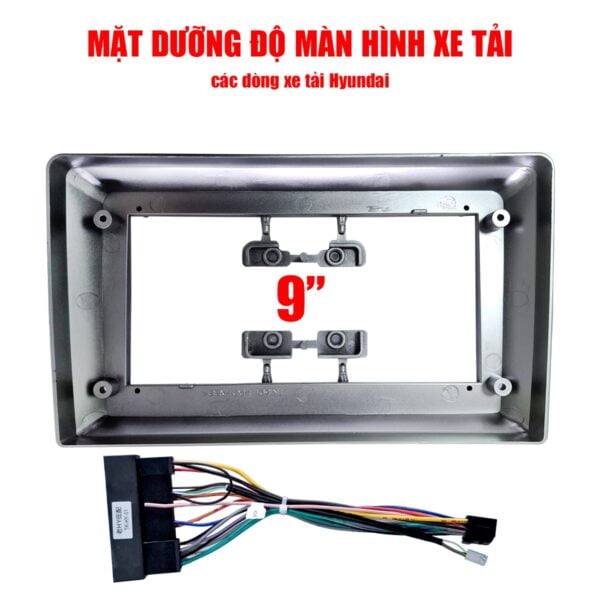 Mặt dưỡng xe tải độ chế màn Android 9 inch