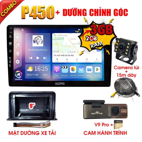 Màn hình Android kèm mặt dưỡng 9 inch độ chế cho xe tải 39 Màn hình Android kèm mặt dưỡng 9 inch độ chế cho xe tải
