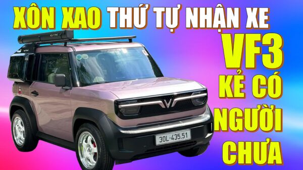 Xôn xao việc thứ tự nhận xe vinfast vf3 sau khi đặt cọc kẻ có người chưa